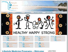 Tablet Screenshot of lifestylemedicineprograms.com